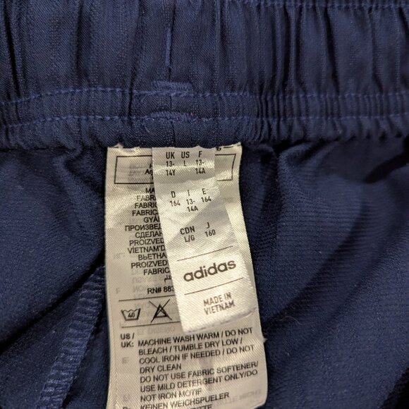 Dark blue adidas Tiro Comp soccer shorts - youth L - Picture 2 of 2